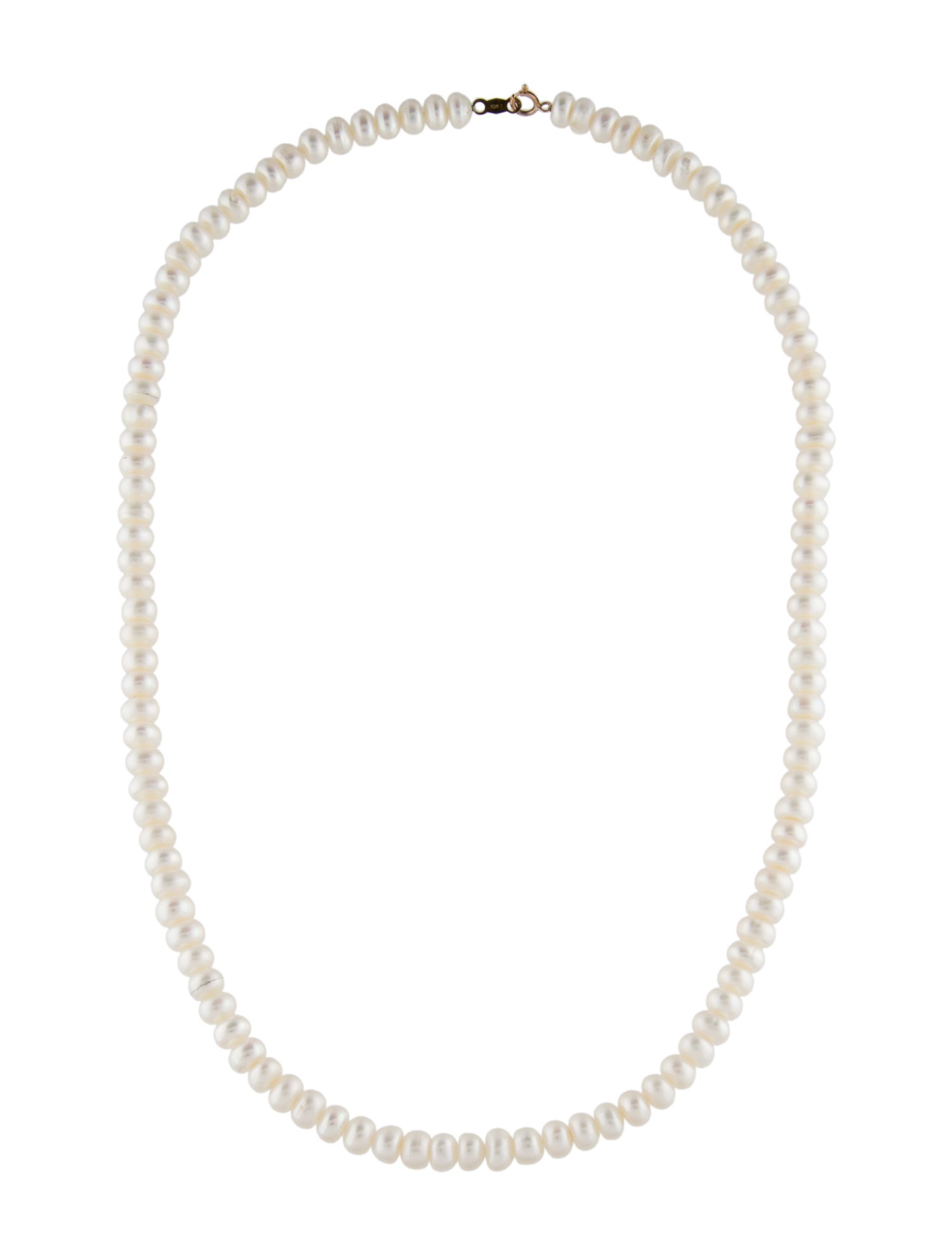 Necklace 10K Pearl Bead Strand