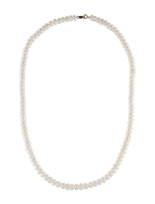 Necklace 10K Pearl Bead Strand Necklace