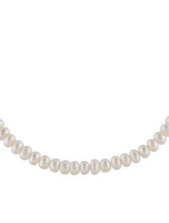 Necklace 10K Pearl Bead Strand Necklace