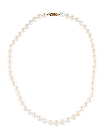 Necklace 14K Pearl Strand Necklace