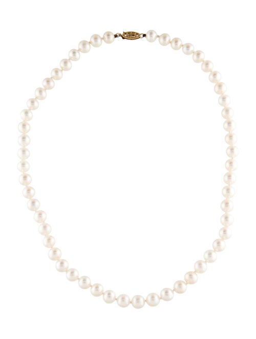 Necklace 14K Pearl Strand Necklace
