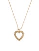 Necklace 14K Diamond Heart Pendant Necklace