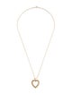 Necklace 14K Diamond Heart Pendant Necklace