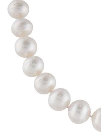 Necklace 14K Pearl Graduated Bead Strand Necklace