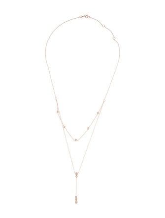 Necklace 14K Diamond Lavalier Necklace
