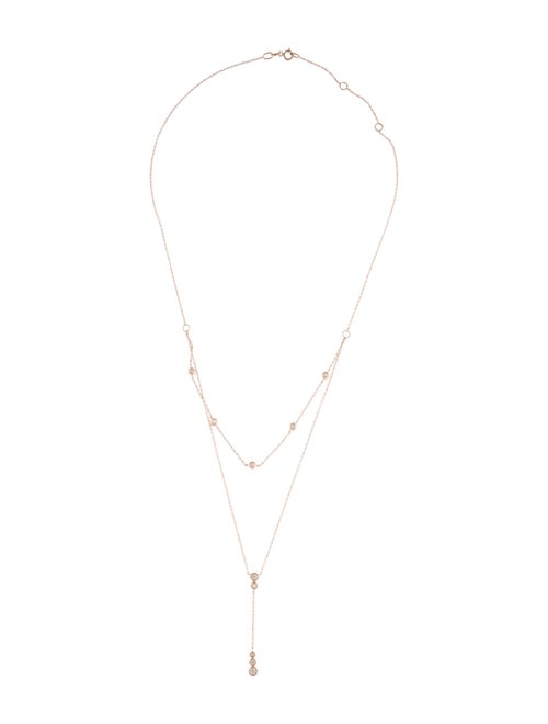 Necklace 14K Diamond Lavalier Necklace