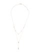 Necklace 14K Diamond Lavalier Necklace