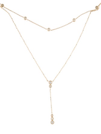 Necklace 14K Diamond Lavalier Necklace