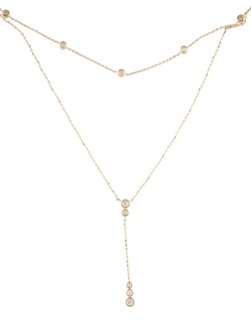 Necklace 14K Diamond Lavalier Necklace