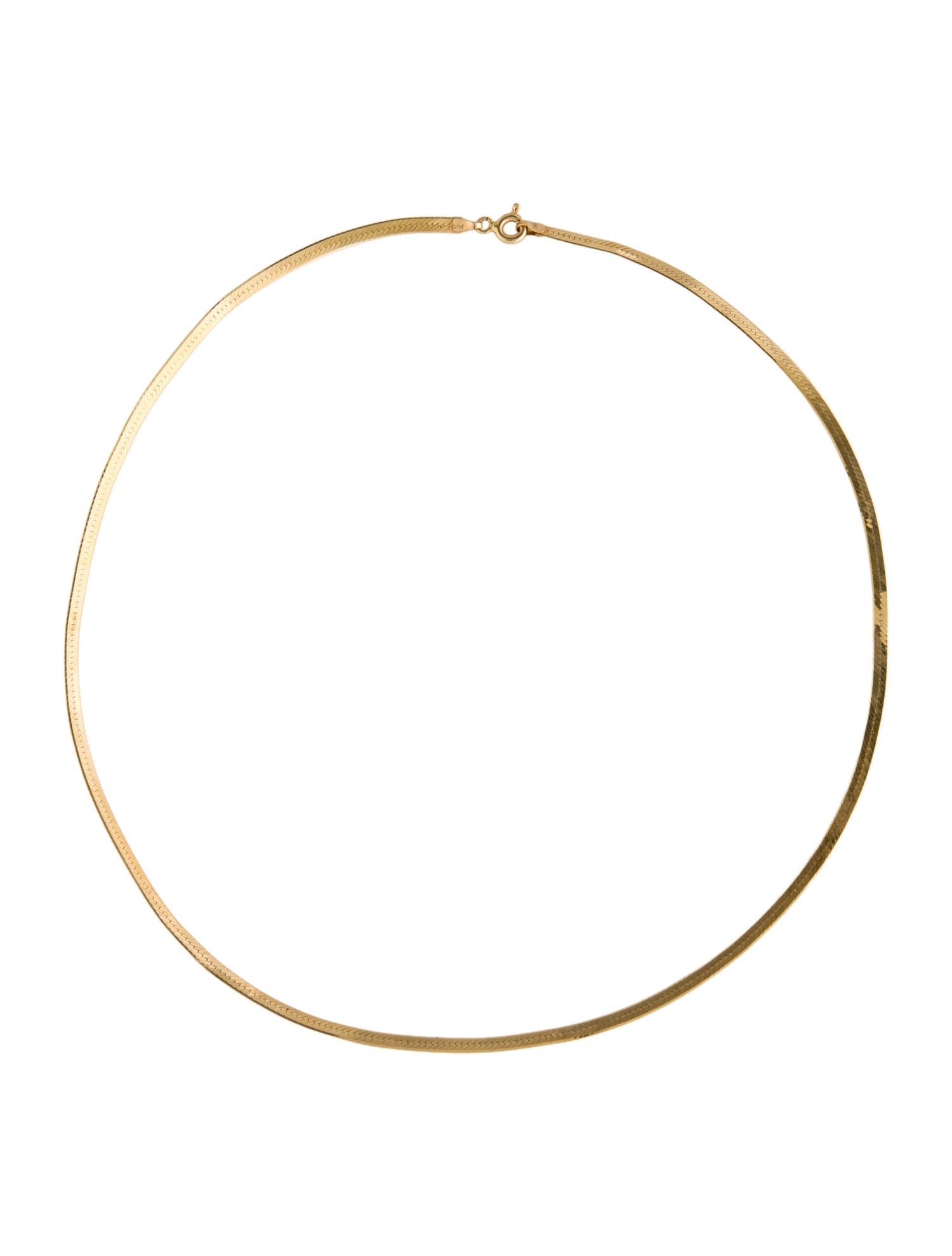 Necklace 14K Herringbone Chain