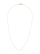 Necklace 14K Bead Chain Link