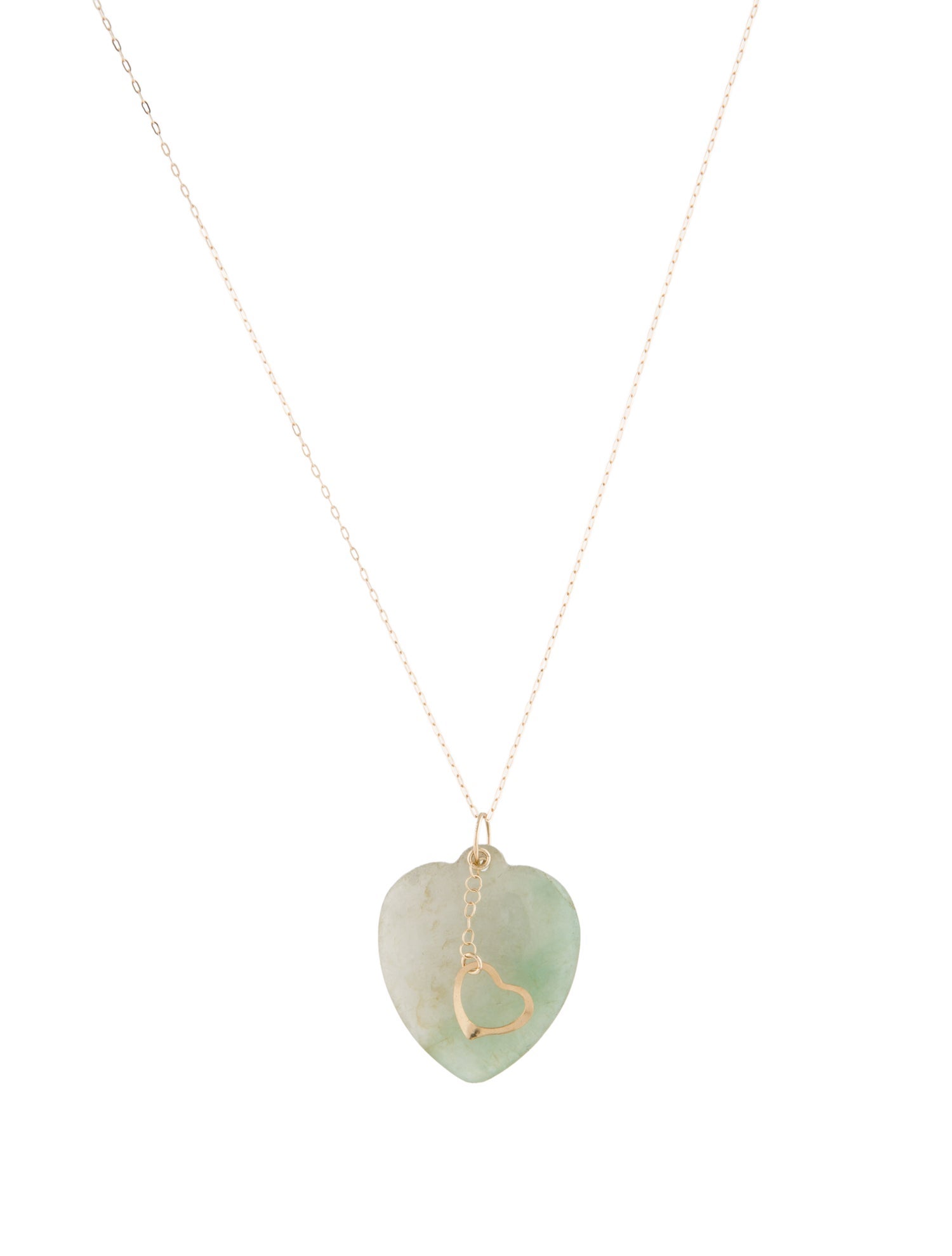 Necklace 14K Jadeite Pendant