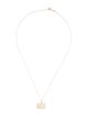 Necklace 14K 'Special Friend' Pendant Necklace