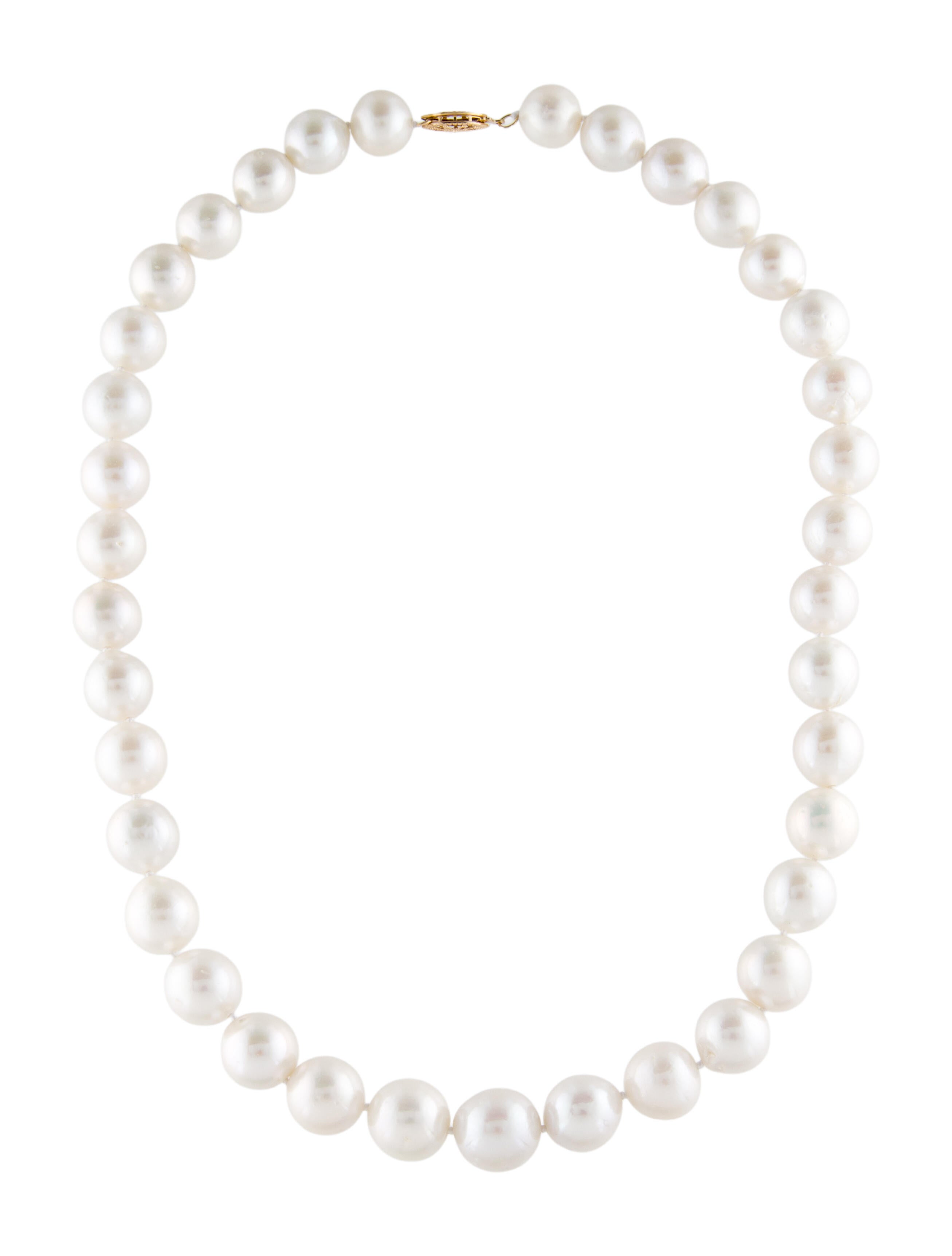 Necklace 14K Pearl Strand Necklace