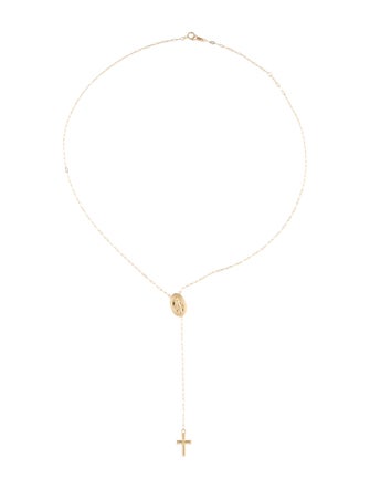 Necklace 14K Rosary Lavalier Necklace
