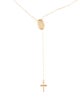 Necklace 14K Rosary Lavalier Necklace