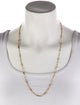 Necklace 18K Oval Link Station Necklace