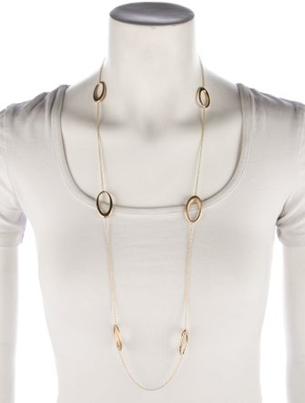 Necklace 14k Oval Station Necklace