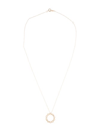 Necklace 10K Infinity Wreath Pendant Necklace