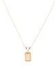 Necklace 10K Citrine & Diamond Pendant Necklace