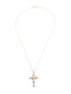 Necklace 14K 2.20ctw Diamond Cross Pendant Necklace