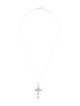 Necklace 14K 1.82ctw Diamond Cross Pendant Necklace