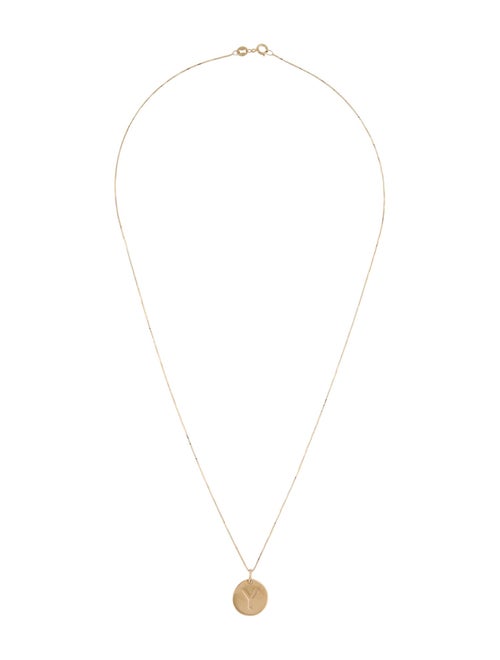 Necklace 14k 'Y' Pendant Necklace