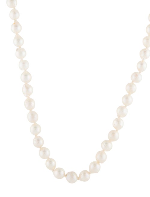 Necklace 14K Pearl Bead Strand Necklace
