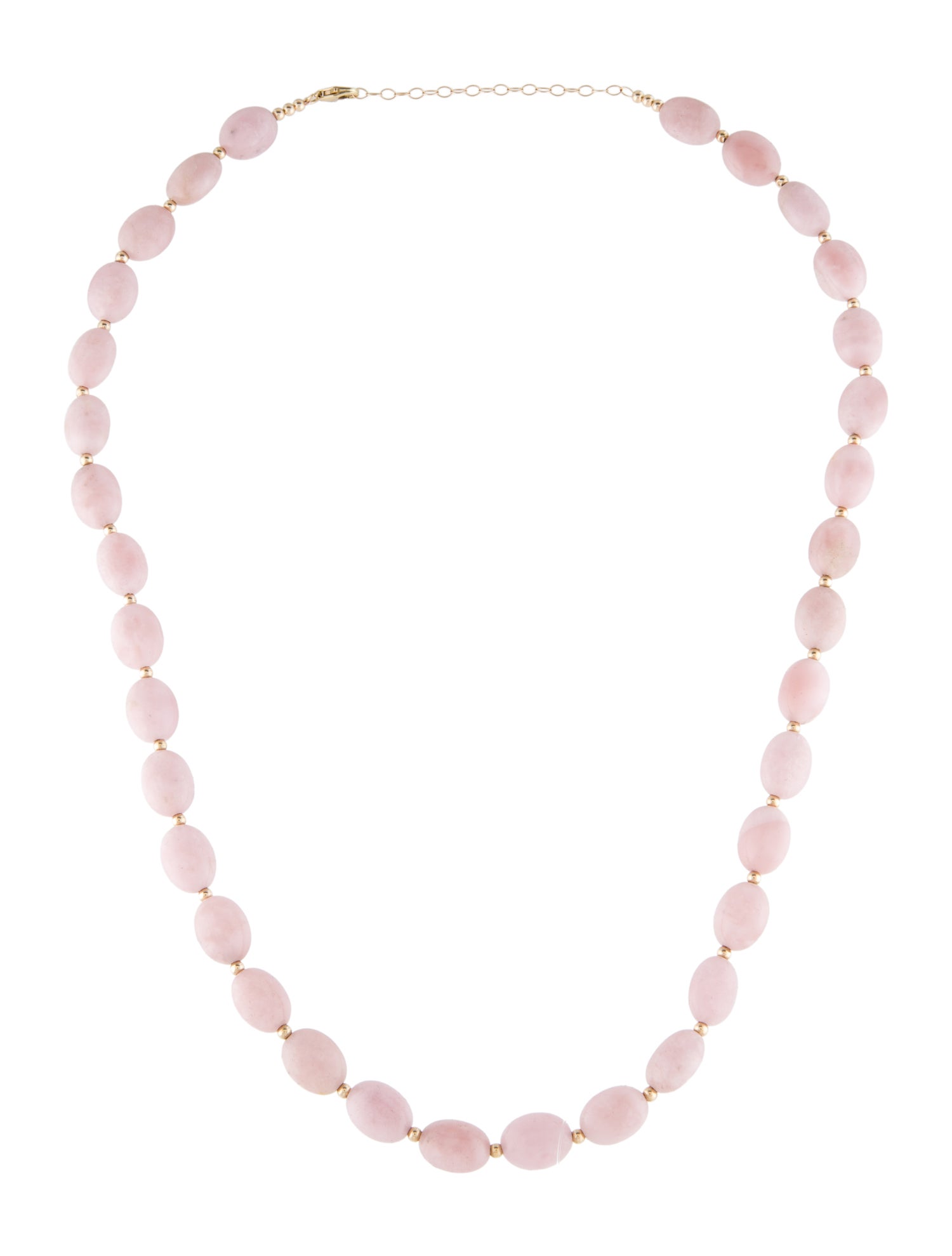 Necklace 14K Opal Bead Strand