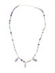 Necklace 14K Fluorite Beaded Station Necklace
