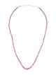 Necklace 18K Sapphire Bead Strand Necklace