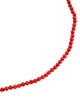 Necklace 18K Coral Beaded Necklace