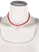 Necklace 18K Coral Beaded Necklace