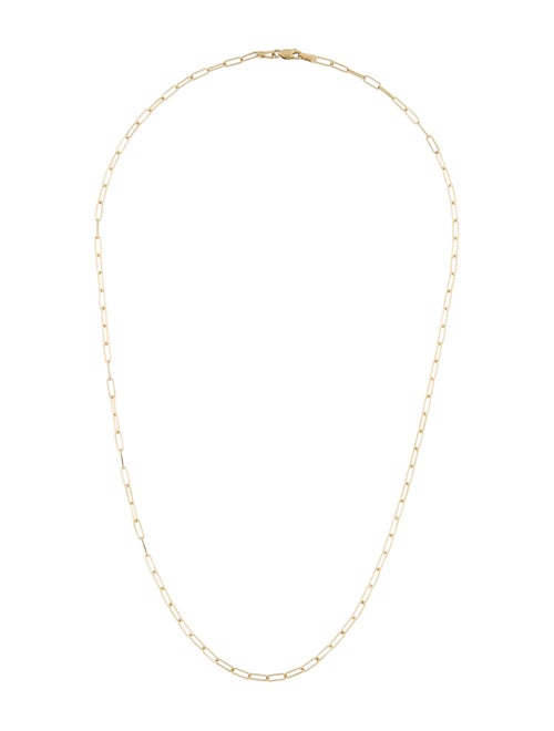 Necklace 14k Paperclip Chain Necklace
