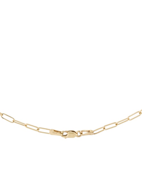 Necklace 14k Paperclip Chain Necklace