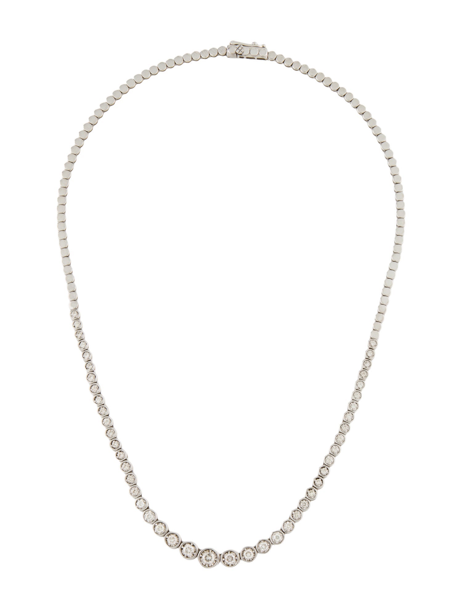 Necklace 14K 1.47ctw Diamond Graduated