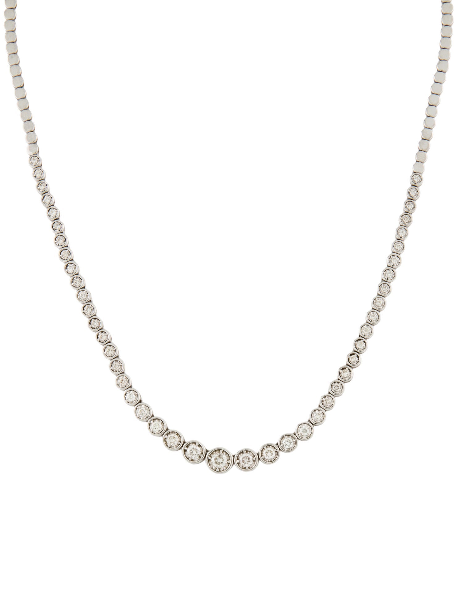 Necklace 14K 1.47ctw Diamond Graduated