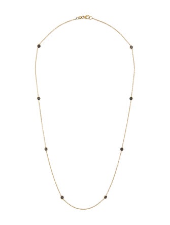 Necklace 14K Diamond Station Necklace