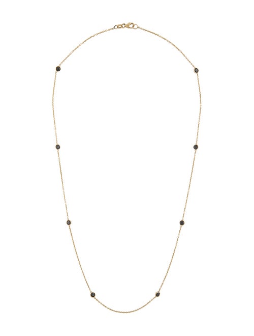 Necklace 14K Diamond Station Necklace