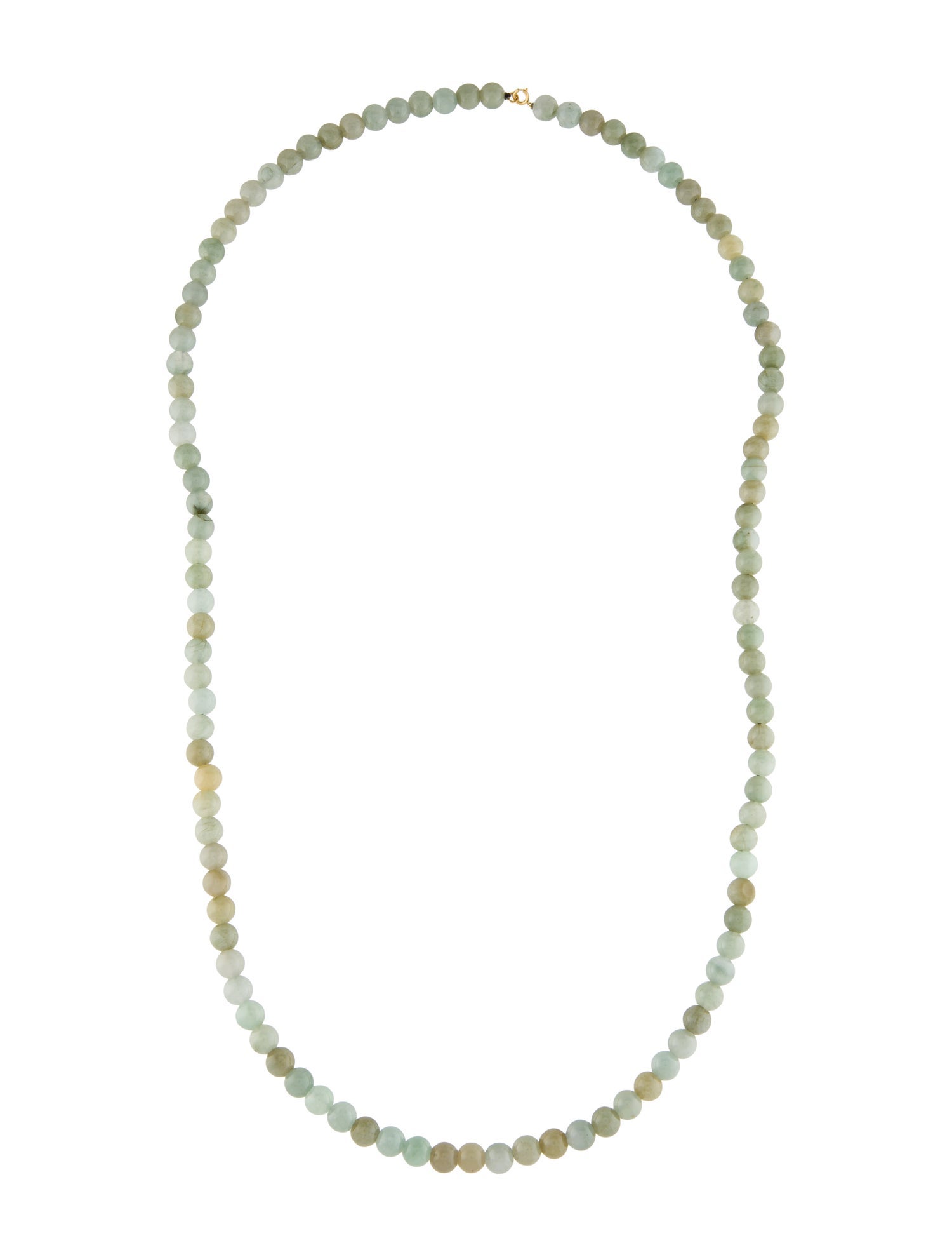 Necklace 18K Jadeite Bead Strand