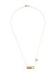 Necklace 14K Butterfly Bar Pendant Necklace