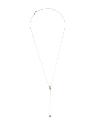 Necklace 14K Diamond Lavalier Necklace