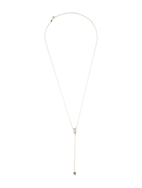 Necklace 14K Diamond Lavalier Necklace