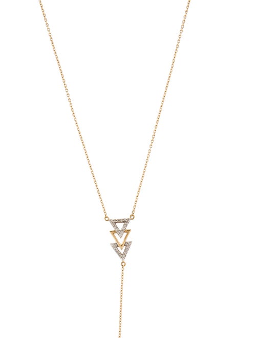 Necklace 14K Diamond Lavalier Necklace