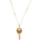 Necklace 14K Key Pendant Necklace
