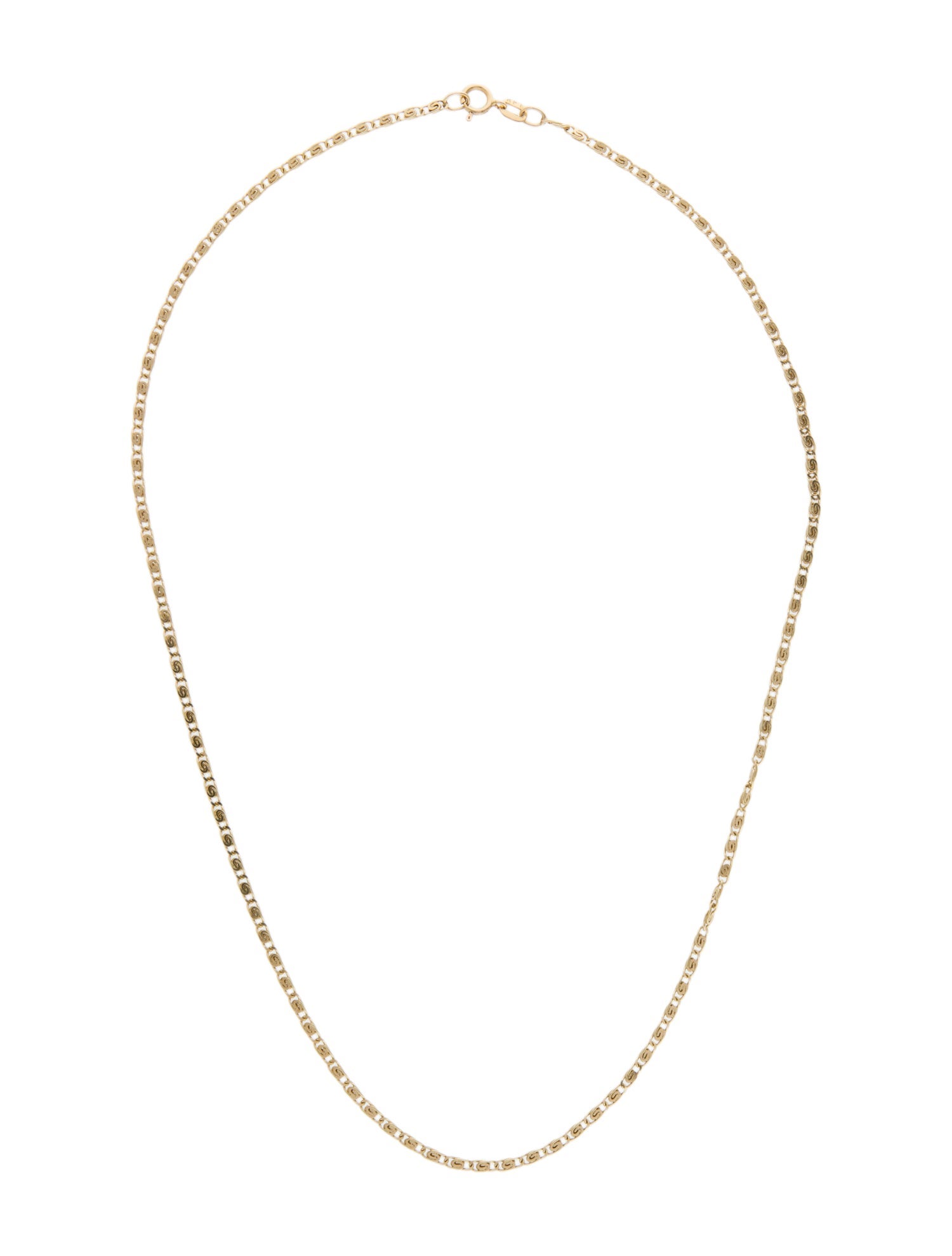 Necklace 14K Byzantine Chain