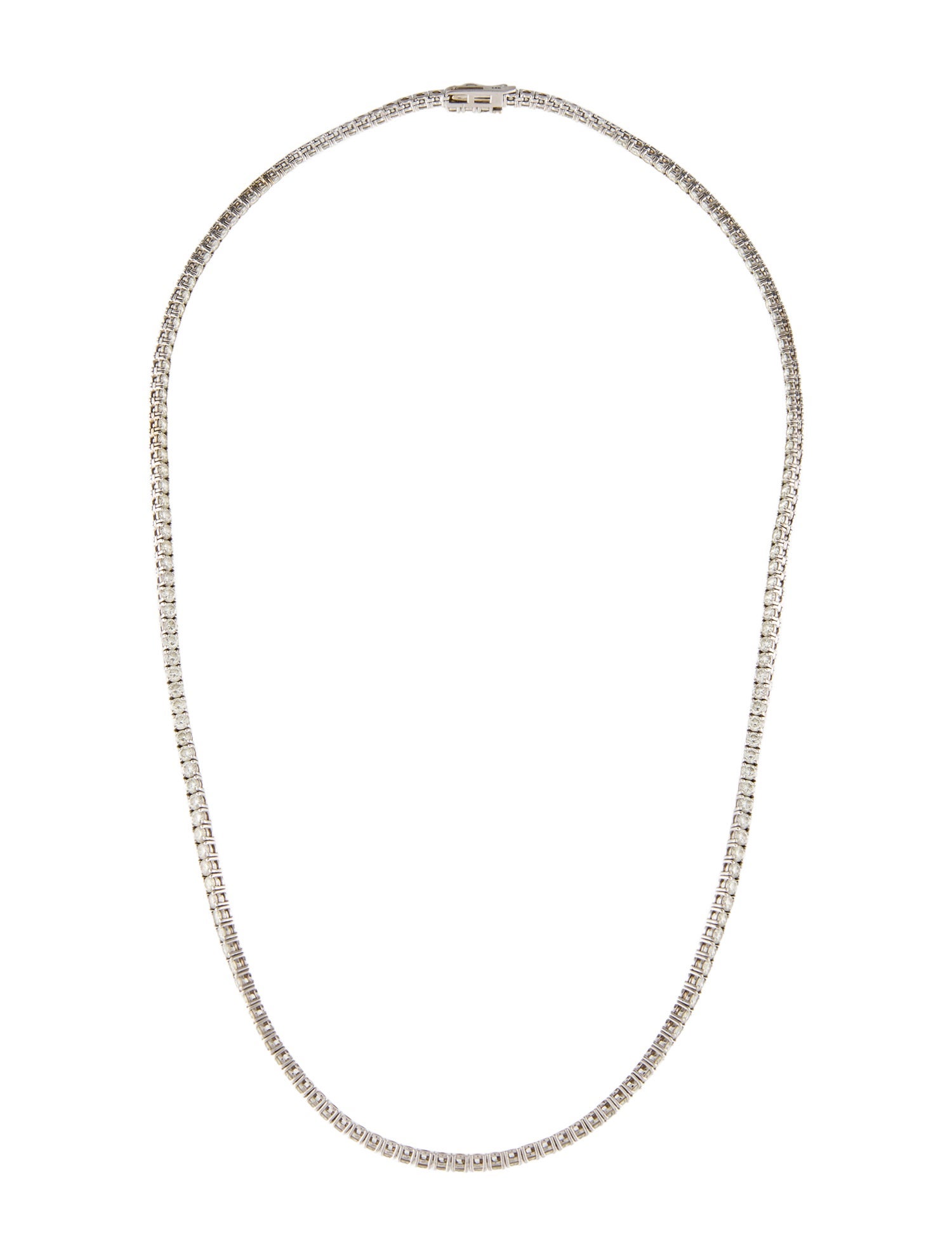 Necklace 14K 10.30ctw Diamond Tennis