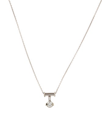 Necklace 14K Diamond Drop Pendant Necklace