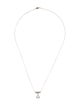 Necklace 14K Diamond Drop Pendant Necklace