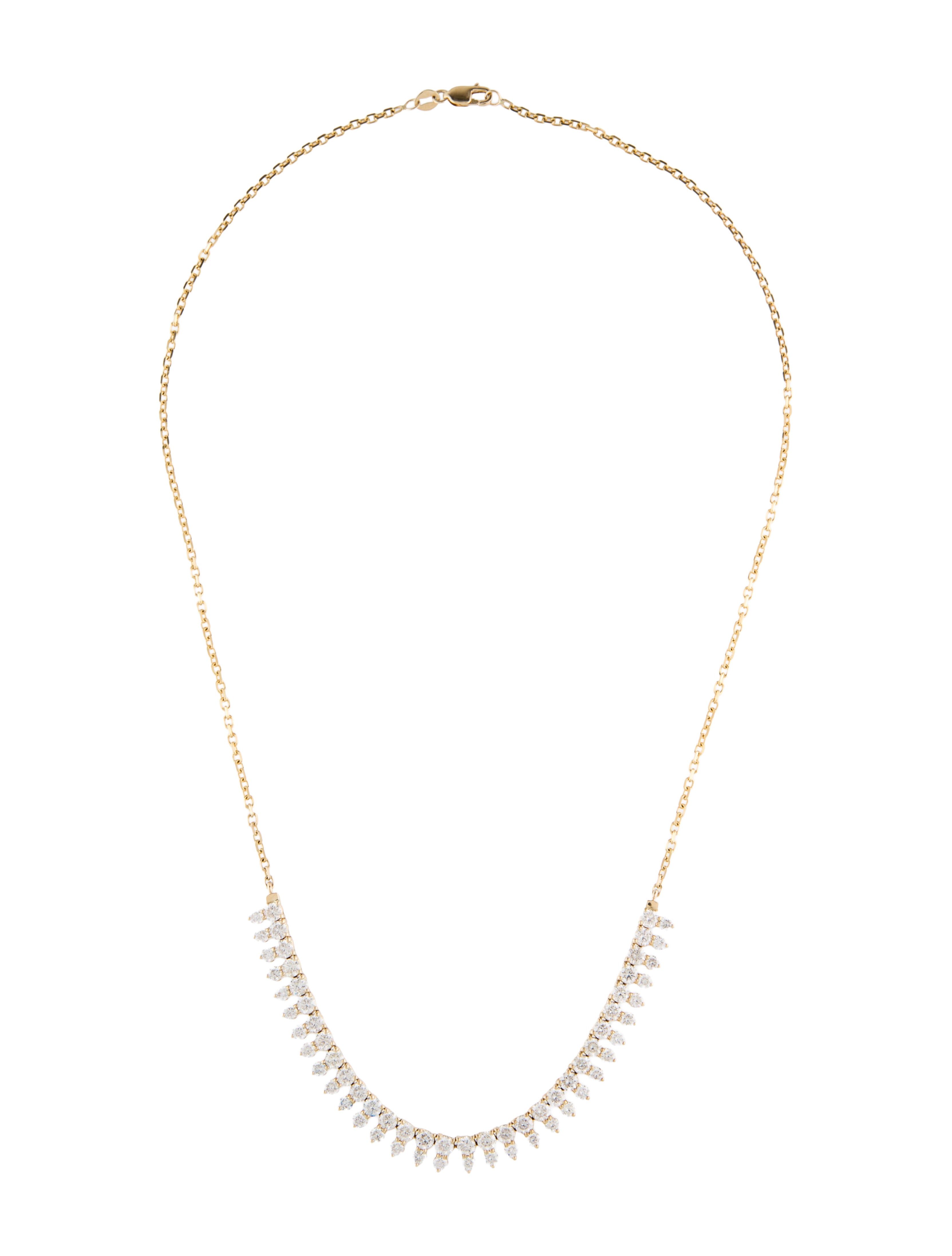 Necklace 14K 4.82ctw Diamond Collar Necklace